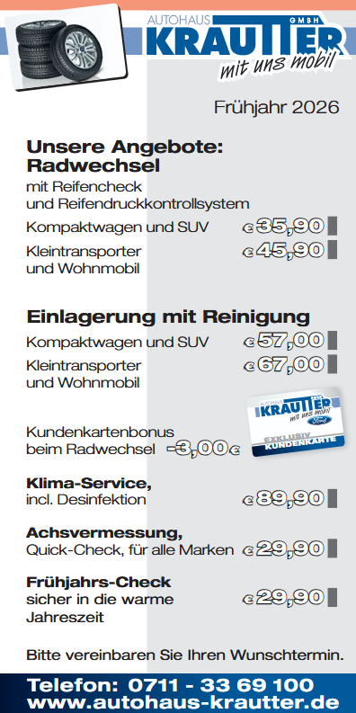Radwechselangebote Frühjahr/Sommer 2023